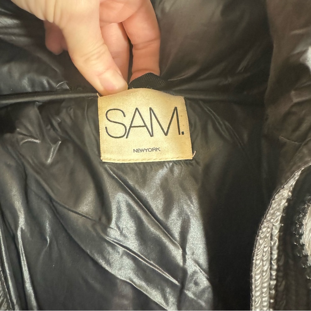 SAM. Goose Down & Raccoon Eskimo Winter Longline Puffer Jacket- Fair condition - Picture 10 of 16